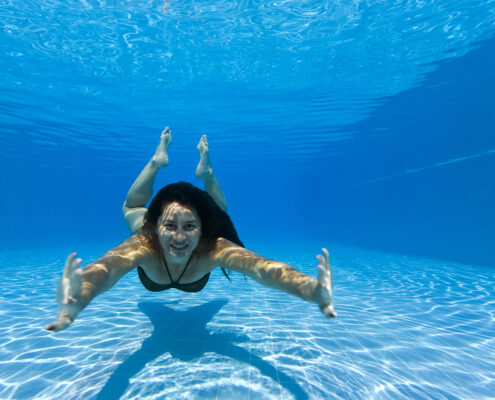 UV sanitation for swimming pools